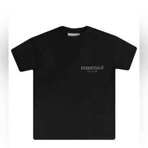 Fear of God Essentials black t-shirt. Men’s size Small